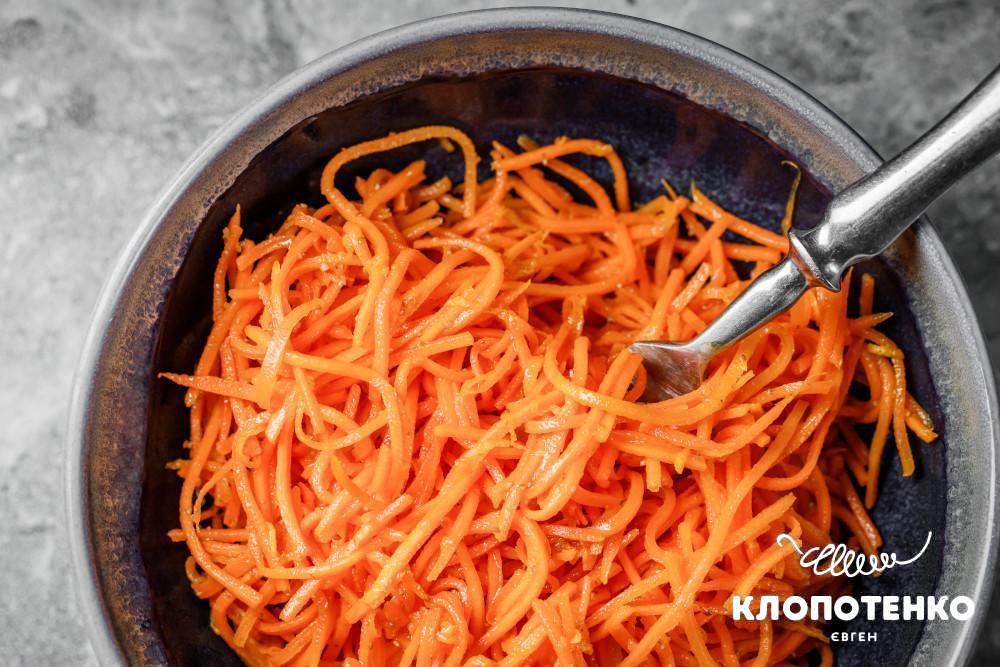 Морква по-корейськи