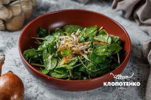 Теплий салат з гливами