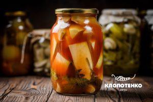 кабачки з кетчупом чилі