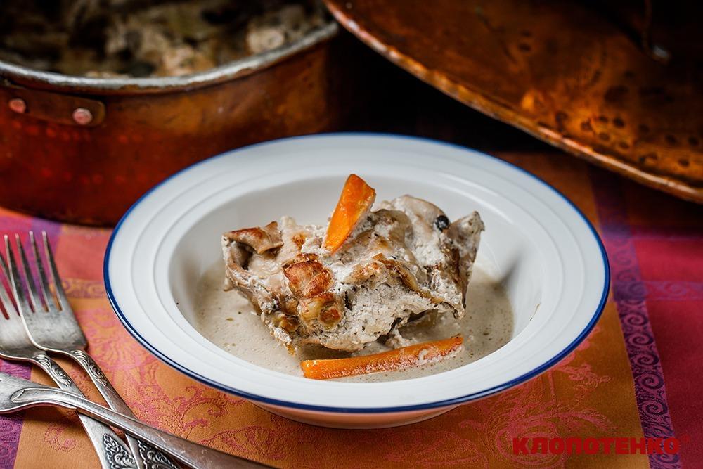 Кролик в сметані за рецептом Євгена Клопотенка