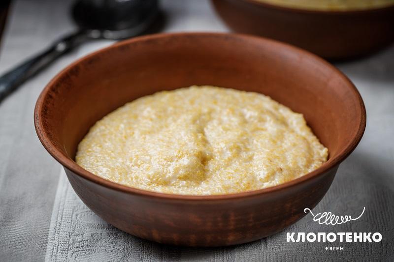 Подавайте кашу, додавши масло