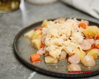 Печеня зі свинини та редиски