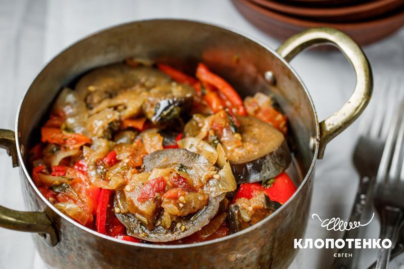 Соте з баклажанів