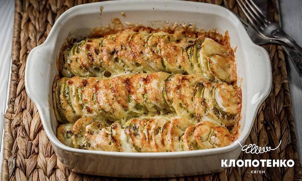 Запіканка з кабачків і картоплі