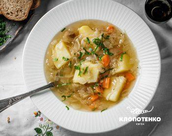 Капусняк рецепт з грибами