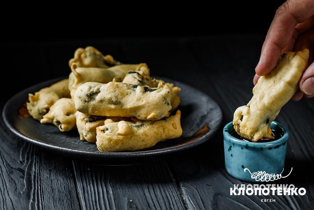 Тофу з норі, смажені в клярі