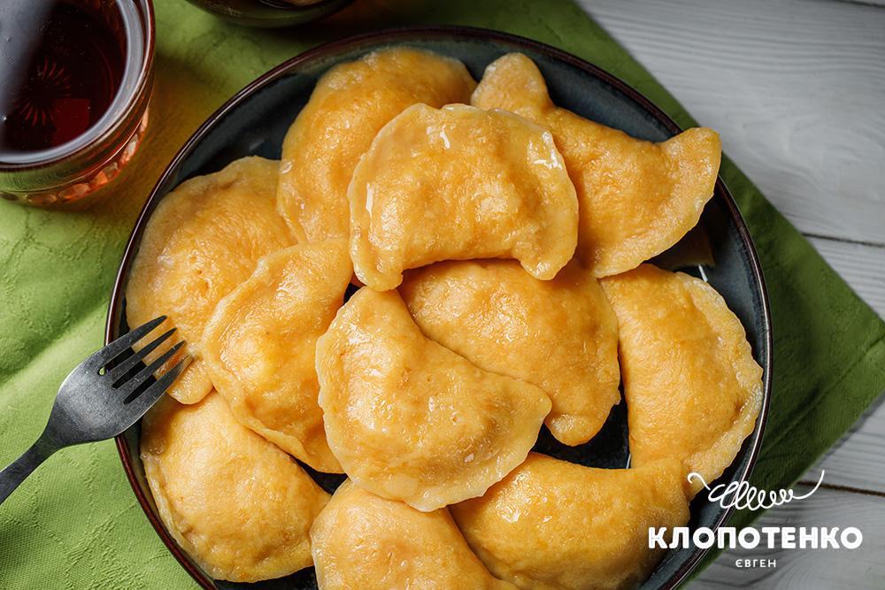 Рецепт вареників з гарбуза