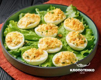 Фаршировані яйця Мімоза