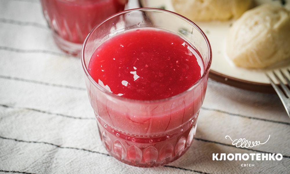 кисіль з вишнями