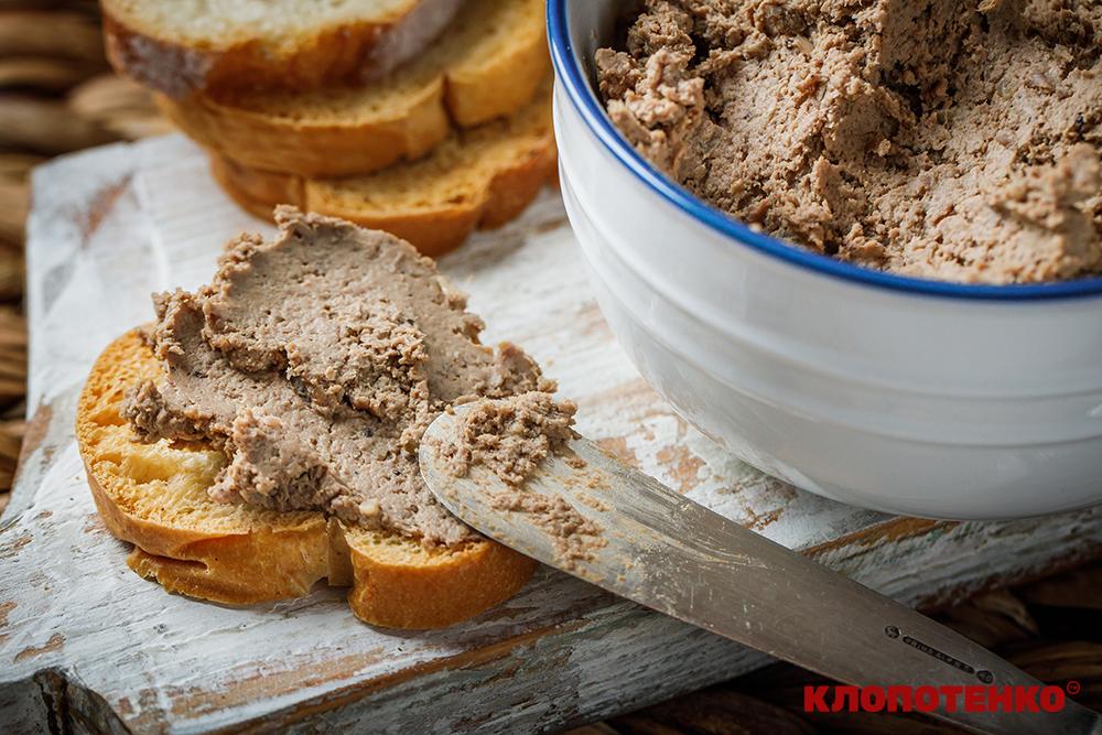 паштет з лівером та коньяком