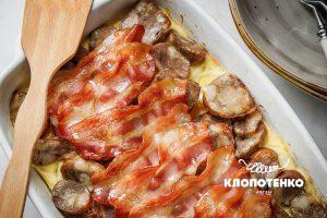 Запіканка з вареної картоплі