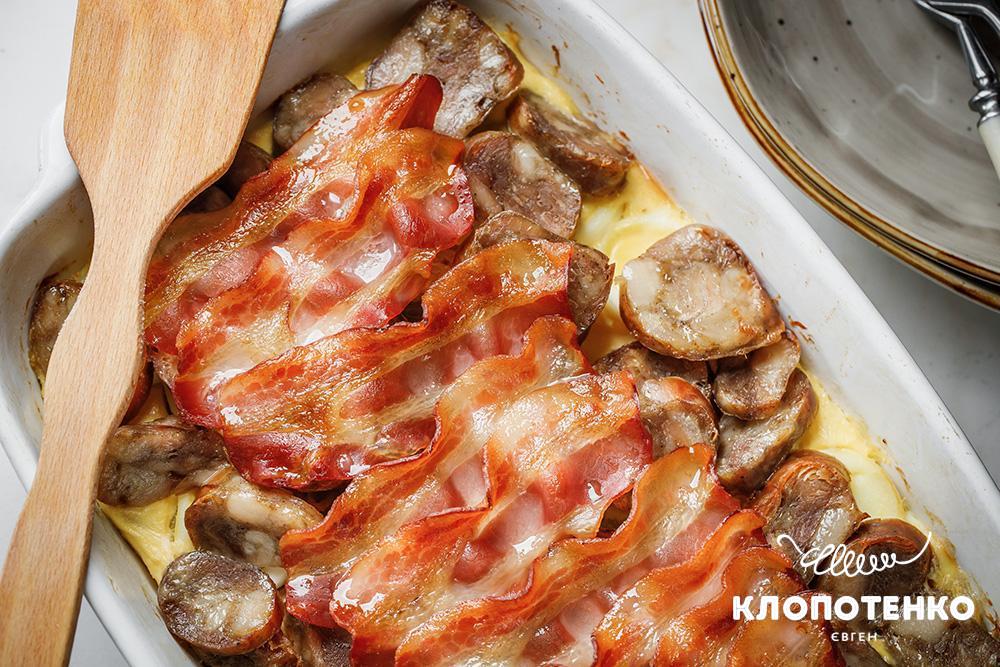 Запіканка з вареної картоплі