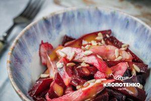 салат з буряком та оселедцем