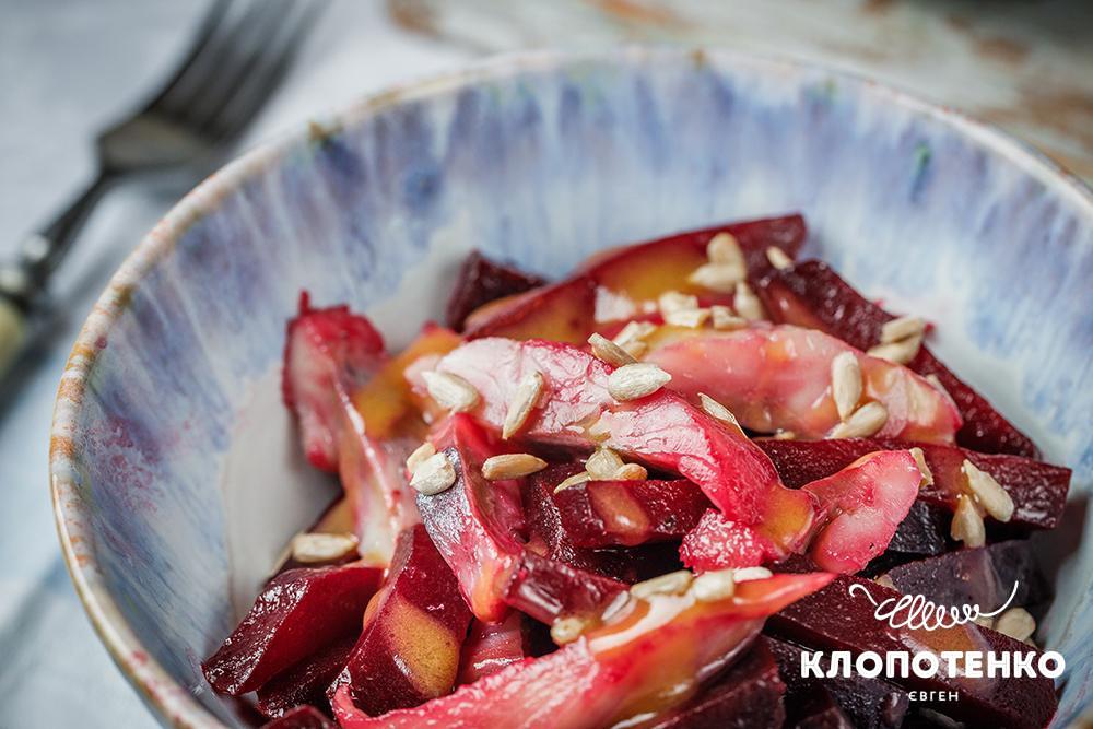 салат з буряком та оселедцем