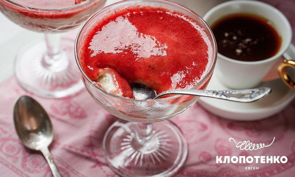 трайфл з полуницею