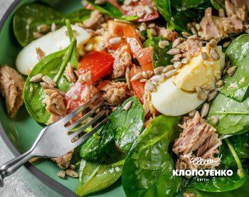 Рецепт салату з тунцем