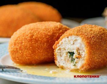 Котлета по-київськи з курячого фаршу