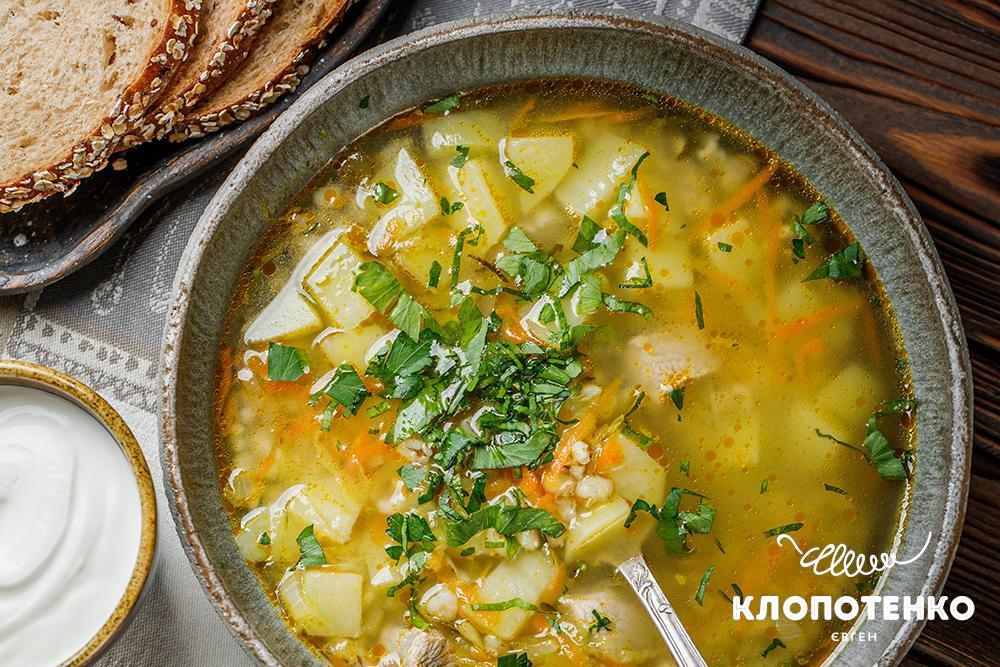 приклад сервірування розсольника