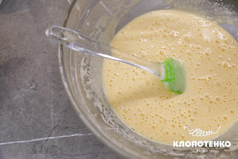 Тісто на бісквітний рулет