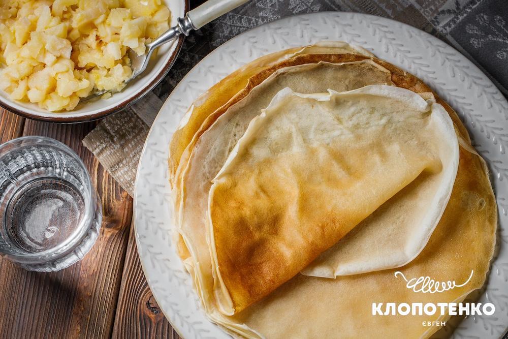 Млинці без яєць на воді