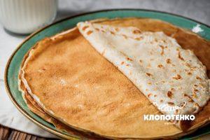 Млинці на кефірі без яєць