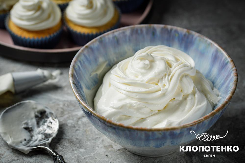 Ванільний крем на капкейки