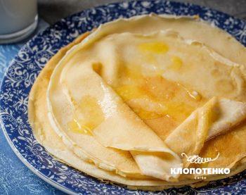 Рецепт млинців на молоці без яєць