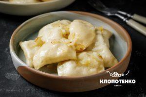 Вареники з картоплею на парі