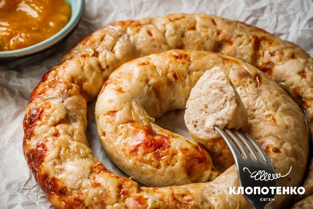 домашня ковбаса з курки