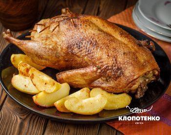 рецепт качки в духовці з яблуками