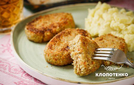 рецепт котлет з грибів