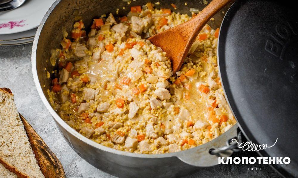 Козацький куліш з куркою