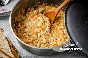 Козацький куліш з куркою