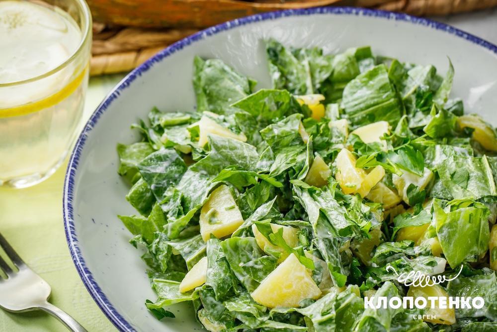 Рецепт салату зі щавлю