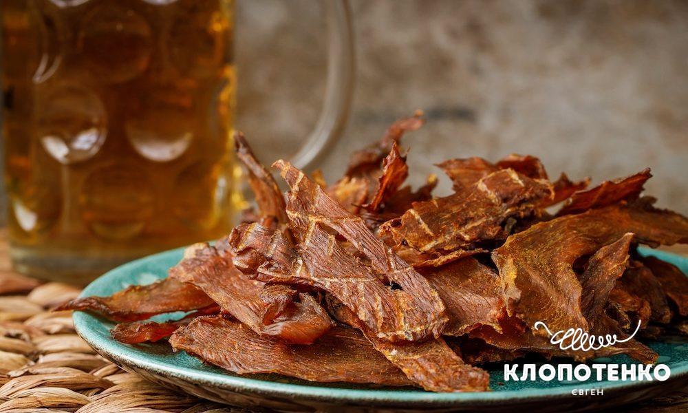 Курячі джерки в сушарці