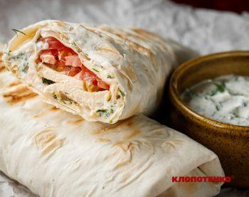 Лаваш з куркою