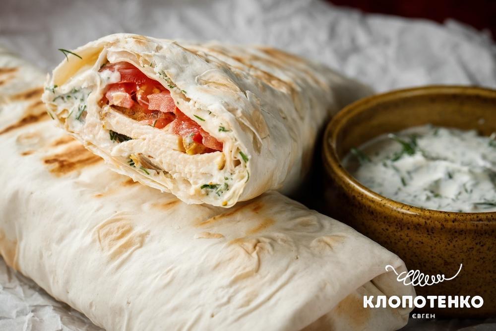 Рецепт курки в лаваші