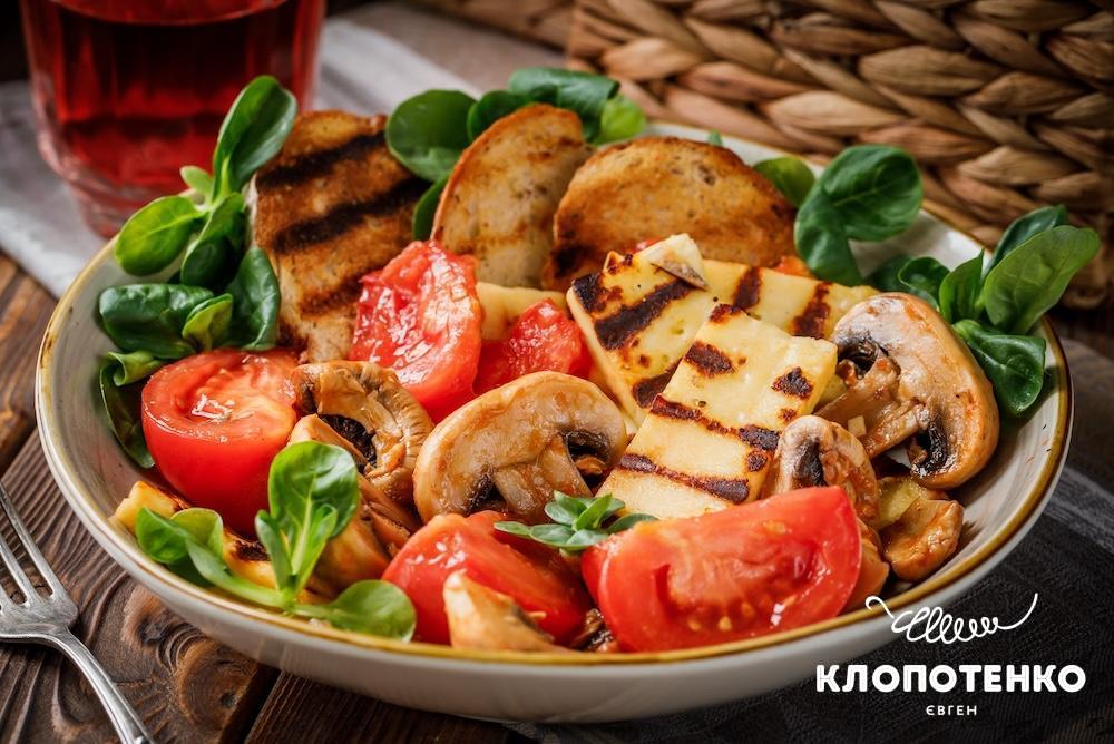 рецепт сиру халумі на грилі