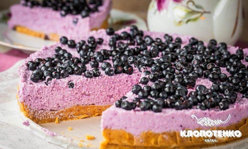 Чизкейк з чорницею