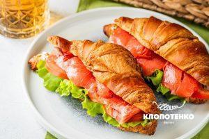 Рецепт круасана з лососем
