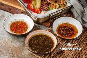 маринади для овочів гриль
