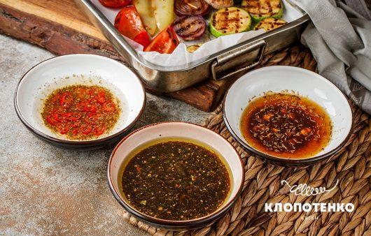 маринади для овочів гриль