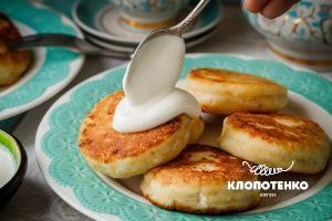 Рецепт сирників з бананом