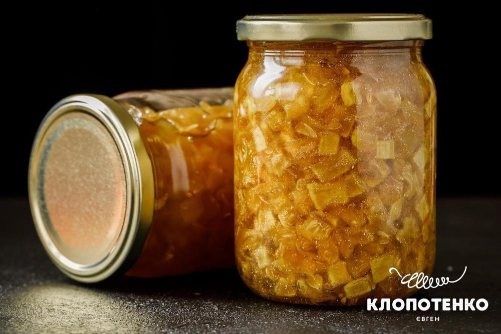 Кабачкове варення з лимоном рецепт