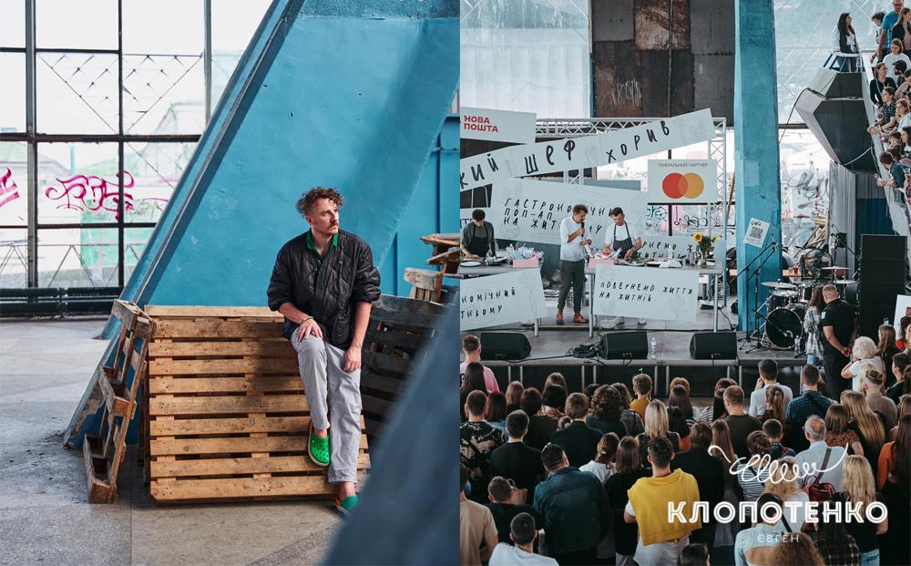 Євген Клопотенко на Житньому ринку