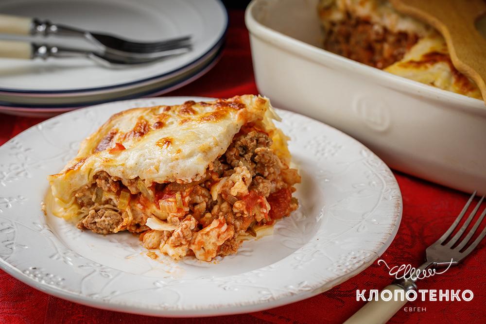 Лазанья з тіста філо