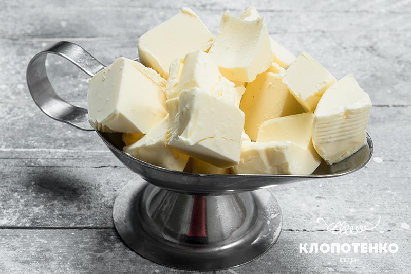 вершкове масло кубиком