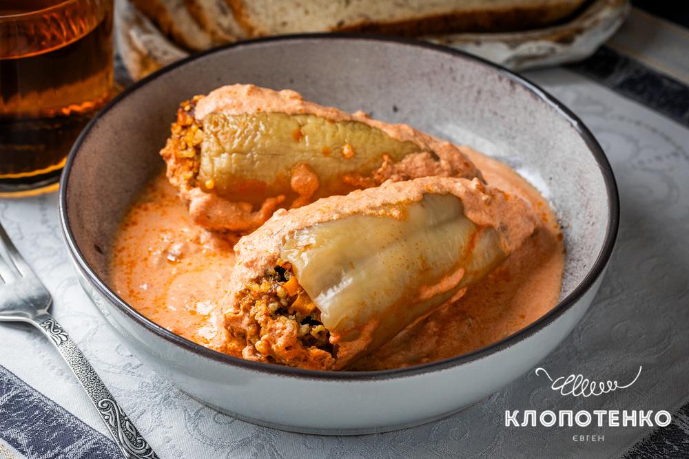 фаршировані перці зі пшоном