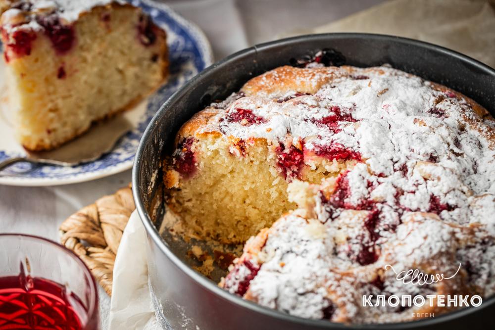 малиновий пиріг