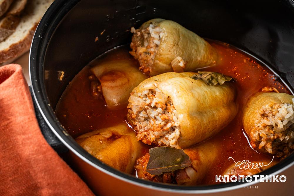 фаршировані перці в мультварці